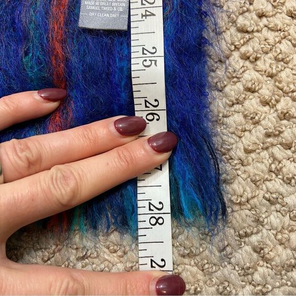 Ladies Royal ScotNeckwear Collection Wool and Mohair Jewel Toned Scarf - Picture 12 of 12